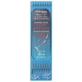 Drennan 4" Carp Method Pushstop Hook Plates: 16 To 6lb