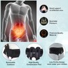 Schwarz Inguinal Hernie Leistengurte mit Kompressions-Pad zur Entlastung bkpt2L