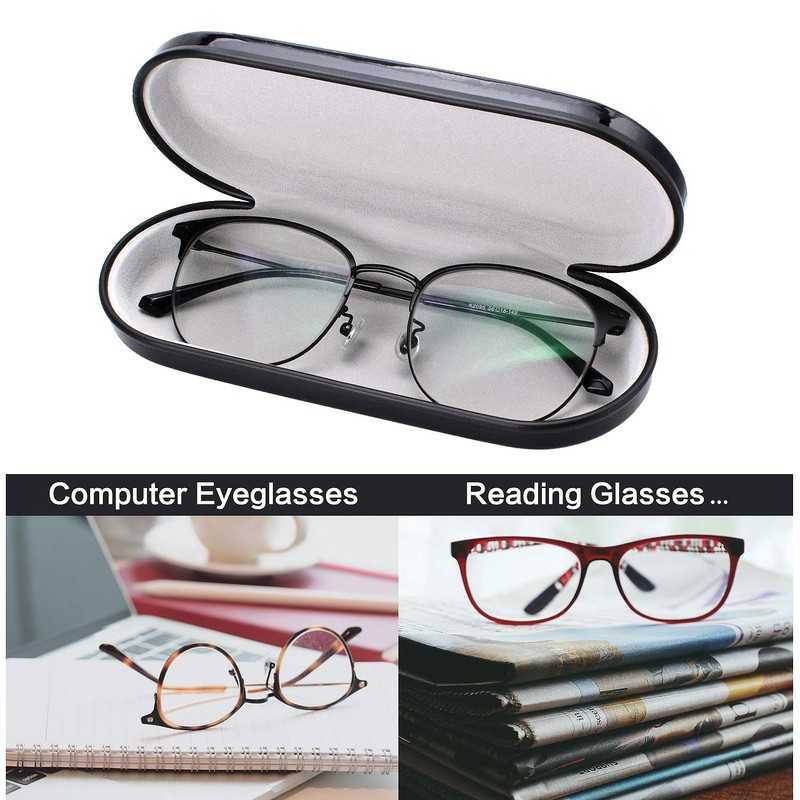 Vemiss Hard Shell Eyeglass Cases, Lightweight Portable Glasses Case for