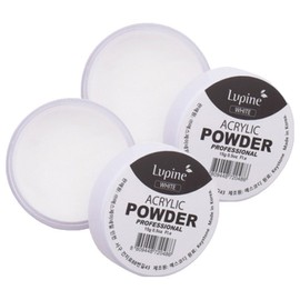 Lupine acrylic nail powder 15g, white, 2 pieces / 루핀 아크릴 네일 파우더 15g, 화이트, 2개