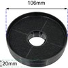 SPARES2GO Active Carbon Odour Filter compatible with Logik Cooker Hood/Vent