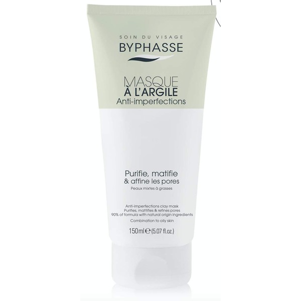 BYPHASSE - Anti-Imperfections - Masque à l'Argile - Peaux Mixtes