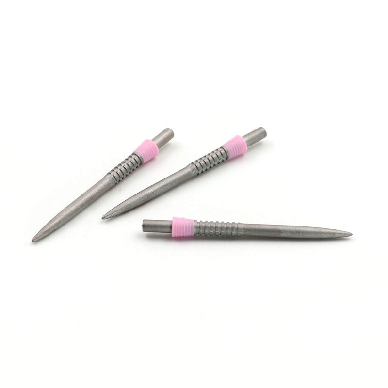 CUESOUL TOUCH POINT II Replacement Dart Steel Point,Steel Tips,Pack of