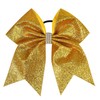 Glitter Cheer Bow Girls Hair Bows Ponytail Holder Hair Ties