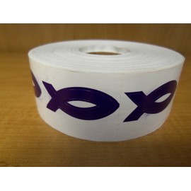 Perforated Jesus Tanning Stickers, Roll of 1000