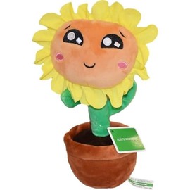 Monuva 10" Plant Monsters PVZ Soft Plush Toy Defender Vs Plants Zombies - Sunflower