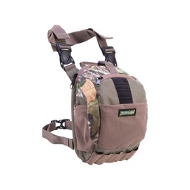 Allen Company Shocker Cut-N-Run Turkey Hunting Pack - 3in1 Functionality: Thigh Pack, Sling Pack, Chest Pack - Multi Functional -9 Features, Camo, One Size (19170)