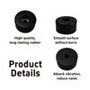 Runseaway 6Pcs 1.5” Air Compressor Vibration Pads, Rubber Isolator Feet