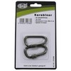 Max Fuchs Carabiner D 6MMx6 CM Screw Lock Two Pack