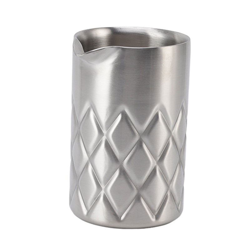 Stainless Steel Mixing Glass Double Wall Unbreakable Rust Protection Cocktail
