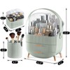 CANITORON Makeup Organizer,Skincare Organizer with 2 Drawers and Brush Storage