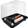 Great Andrew 9 Inch Paint Tray Set, 15-Pack, Plastic Paint