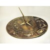 Brass Constellations Sundial - 12" inches Wide