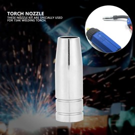 10 Uds. Boquilla de Soplete Boquillas de Punta de Protección de Soldadura Accesorio para Equipo de Soldadura de Pistola de Soplete MIG 15Ak