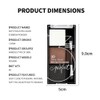 Brow Powder for Eyebrows,Long-Lasting Matte,eye shadow and contouring three-in-one,Soft and