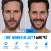 Mens Beard Dye for Men, 5 Minutes Black Beard Dye