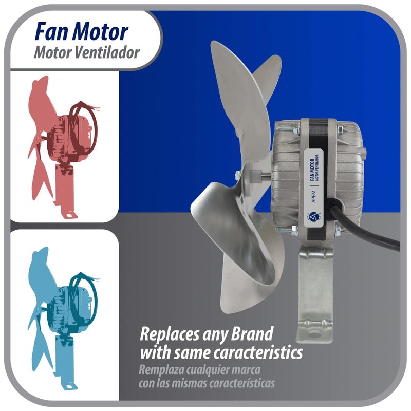 Appli Parts APFM-71E 7W Condenser and Evaporator Fan Motor 115V