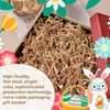 200g Brown Shredded Tissue Paper Grass, Easter Basket Fillers Shredded