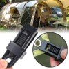 Myhiju 12 PCS Tarp Clips Heavy Duty Lock Grip,Adjustable Tent