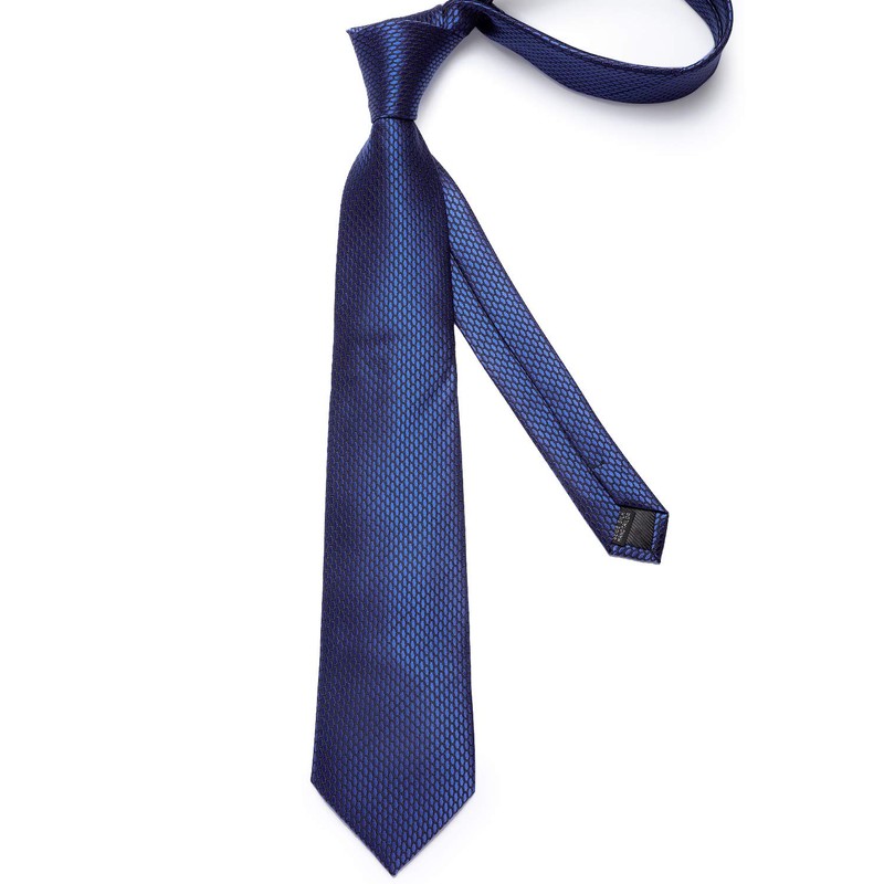 DiBanGu Solid Tie - Conjunto de corbata y pañuelo de