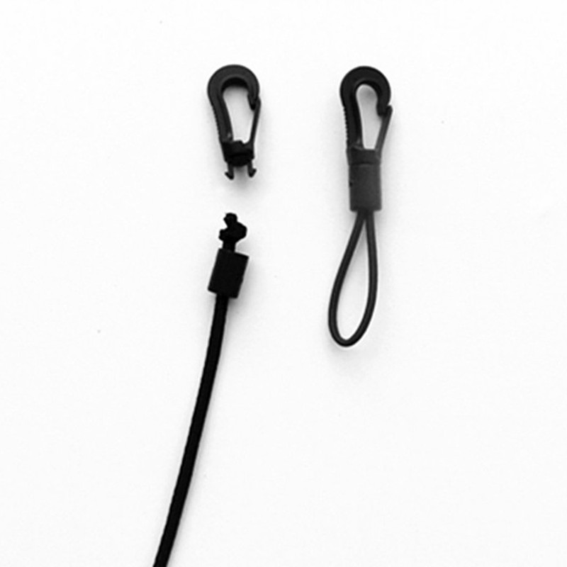 MagiDeal 60 Pcs Plastic/Elastic Rope/Shock Cord Hook for 4 or