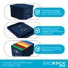 Internet's Best Collapsible File Storage Organizer - Decorative Linen Filing