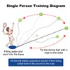 Solo Trainer Rebound Ball, Elastic with String for Self Tennis