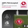 TSA Luggage Locks with Alert Indicator – 4-Digit Travel Padlocks
