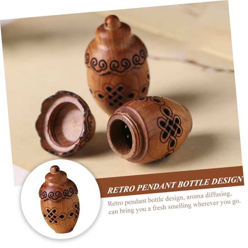 Alipis Auspicious Sachet Bottle DIY Pendant Aroma Supply Incense Balls