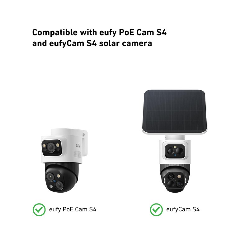 Aobelieve Gutter Mount for Eufy PoE Bullet-PTZ Cam S4 and