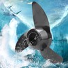 Propellers Electric Motor, Plastic Three Bladed Propeller 28LBS 36LBS 46LBS