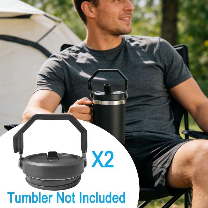 40 oz Tumbler Replacement Lid Compatible with YETI Rambler 40