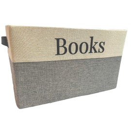 KINTNER DESIGNS Book Storage Box with stylish design. Keep all of your Books in one easy space saving box. Great for for home storage or for classroom.