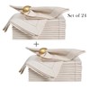 Linen Cloth Napkins 18x18 inch Set of 24 Natural with