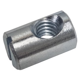 (12) Cross Dowels/Barrel Nuts - 1/4-20 16mm X 10mm Zinc-Plated Off-Centered CNC