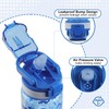 wooshwa Kids Water Bottle for School, 20 Oz Plastic Water
