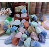 LAIDANLA 1lb 2" Fluorite Natural Rough Stones Crystal Large Raw
