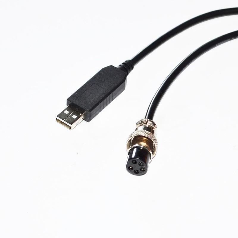RIKYJIC USB to 5-Pin Aviation Connector Cable for Mad Catz