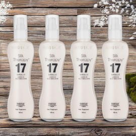 Silk Therapy Hair Treatment Hair Strengthening 17 Miracle Silk Emulsion 4 Pieces 150ml / 실크테라피 헤어트리트먼트 모발강화 17 미라클 실크 에멀전 4개 150ml