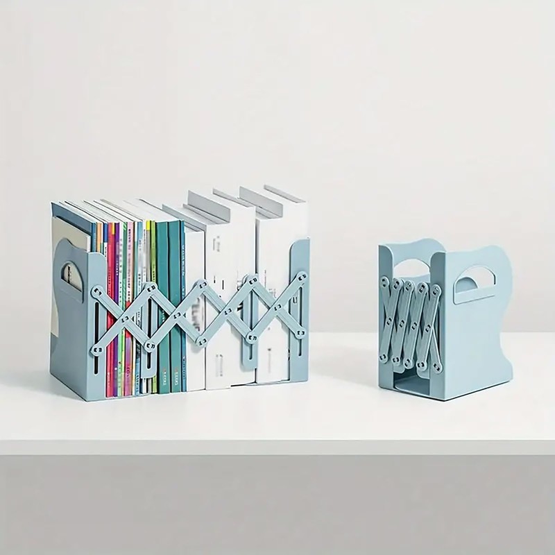 AIMALL Adjustable Desktop Book Stand with Pen Holder, Multi-Functional Expandable