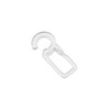 Gardinia Pencil Pleat Hooks For Curtain Rings, 10 Pack, Plastic,