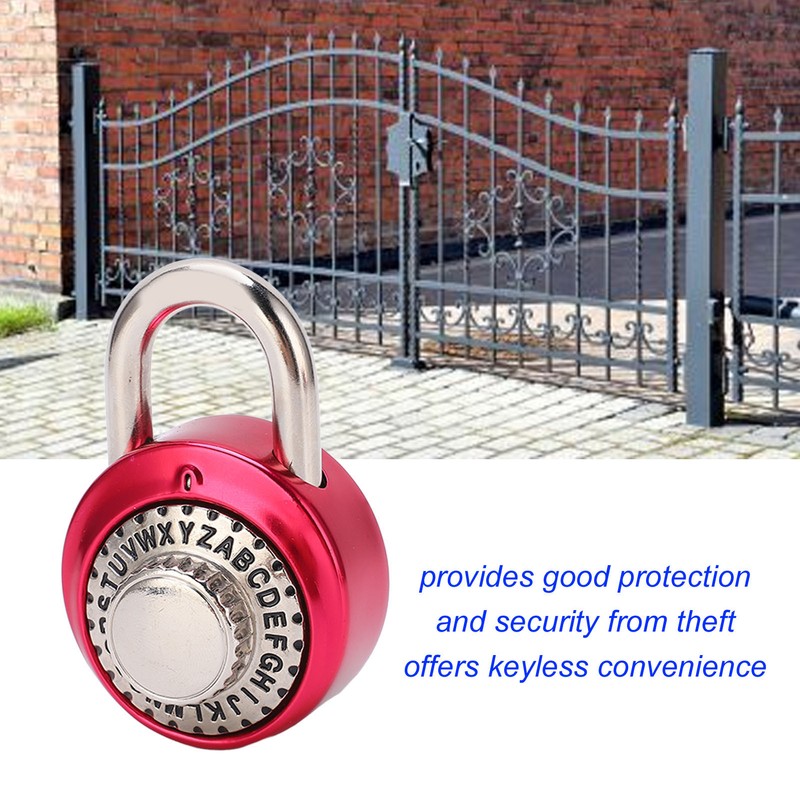 ZP‑1 Dial Combination Lock Anti Theft Password Padlock Safe Locker