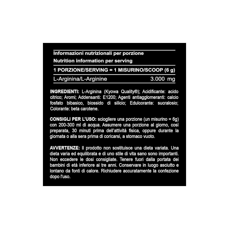 EUROSUP ARGI PW – L-Arginina Kyowa Quality in Polvere |