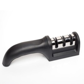 Kitchen Quick Knife Sharpener Hangable Double Sided Four Stage Sharpening Stone Diamond Manual Kitchen Knife Sharpener