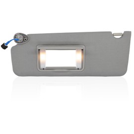 NHILES Left Driver Side Sun Visor Fits for Honda Pilot 2016-2022 Honda Ridgeline 2018-2020 Replacement Sun Shade # 83280-TG7-A12ZB (Wisteria Light Gray)