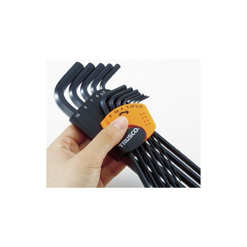 TRUSCO TRR-190 Hex Key Wrench Standard Type 0.75 inches (19.0