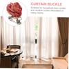 iplusmile 2Pcs Flower Curtain Binding Clips Elegant Curtain Accessory for