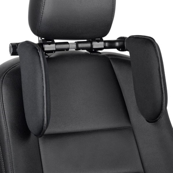 OctBird Car Seat Headrest Pillow Detachable Premium Car Head Support for Adults Car Neck Head Shoulder Sleep Cushion Adjustable Travel Sleeping Cushion for Kids Adults-37 x 28cm,Black Support Headrest