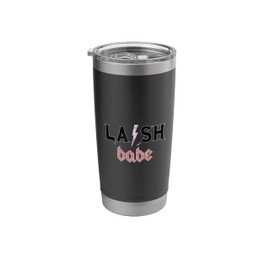 Lash Babe Lash Artist Eyelash Lash Tech Stainless Steel Insulated Tumbler