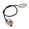 Lovermusic Socket Dia 0.25inch Piezo Transducer Pickup Microphone Contact Replacement